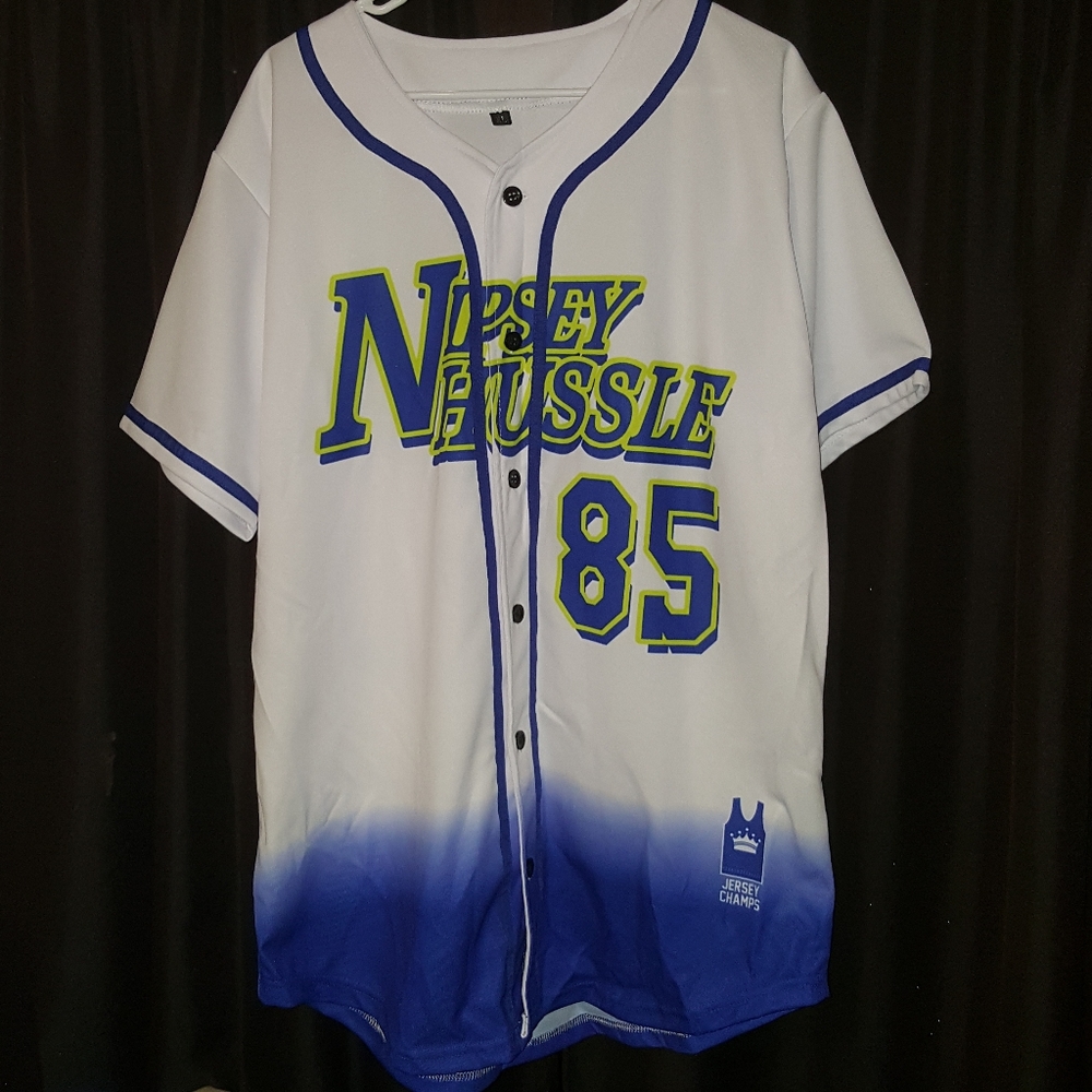 Nipsey Hussle Jersey Champs Baseball Jersey (XL)